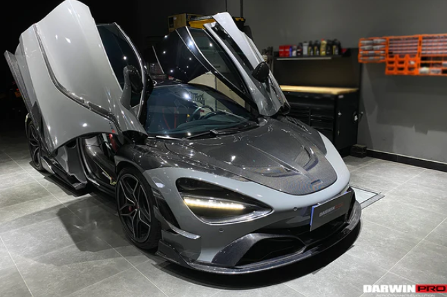 2017-2021 McLaren 720s Se²NWB Style Carbon Fiber Front Lip