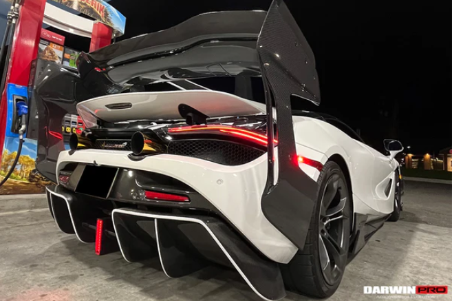 2017-2021 McLaren 720s Se²NWBII Style Carbon Fiber Rear Diffuser