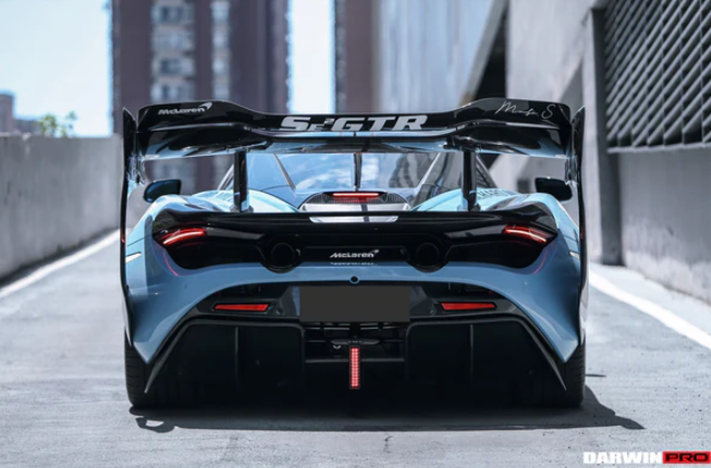 2017-2022 McLaren 720s Se²GTR Style Trunk Wing w/ Side Caps