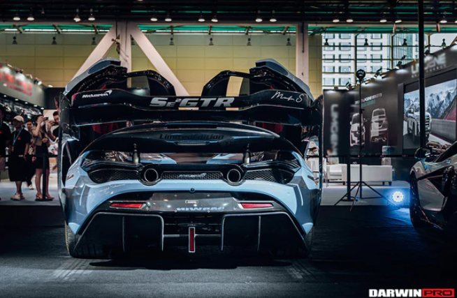 2017-2022 McLaren 720s Se²GTR Style Trunk Wing w/ Side Caps