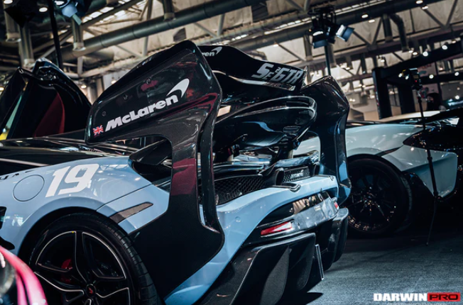 2017-2022 McLaren 720s Se²GTR Style Trunk Wing w/ Side Caps