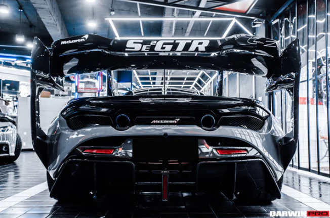 2017-2022 McLaren 720s Se²GTR Style Trunk Wing w/ Side Caps