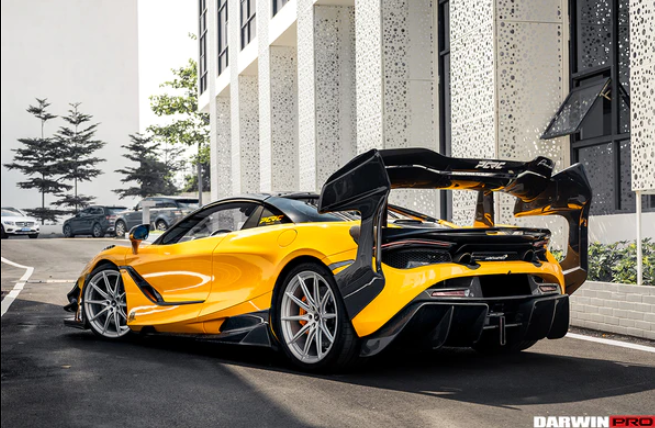 2017-2022 McLaren 720s Se²GTR Style Trunk Wing w/ Side Caps