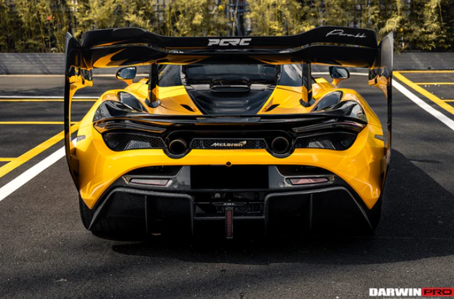 2017-2022 McLaren 720s Se²GTR Style Trunk Wing w/ Side Caps