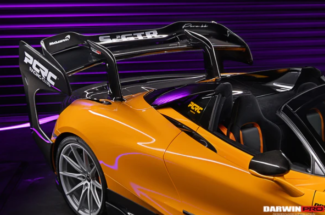 2017-2022 McLaren 720s Se²GTR Style Trunk Wing w/ Side Caps