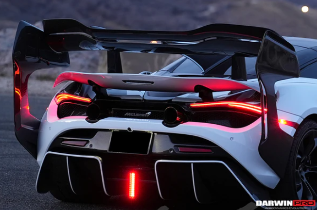 2017-2022 McLaren 720s Se²GTR Style Trunk Wing w/ Side Caps