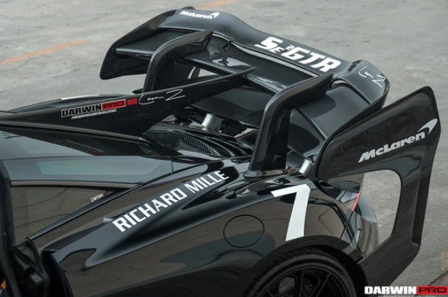 2017-2022 McLaren 720s Se²GTR Style Trunk Wing w/ Side Caps