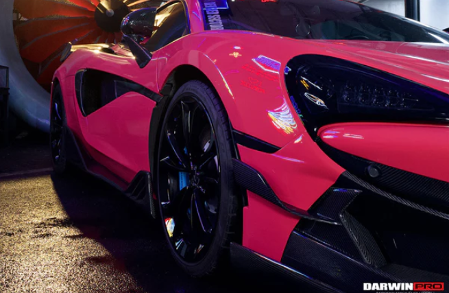 2015-2021 McLaren 600lt 540C 570S BKSS Style Cabon Fiber Side Skirts Under Board