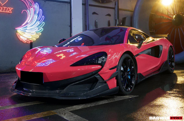 2015-2021 McLaren 600lt 540C 570S BKSS Style Cabon Fiber Side Skirts Under Board