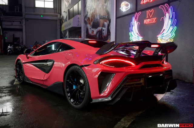 2015-2021 McLaren 600lt 540C 570S BKSS Style Cabon Fiber Side Skirts Under Board