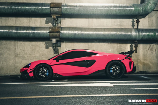 2015-2021 McLaren 600lt 540C 570S BKSS Style Cabon Fiber Side Skirts Under Board