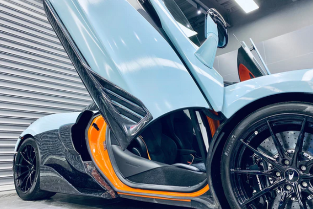 2015-2021 McLaren 600lt 540C 570S BKSS Style Cabon Fiber Side Skirts Under Board