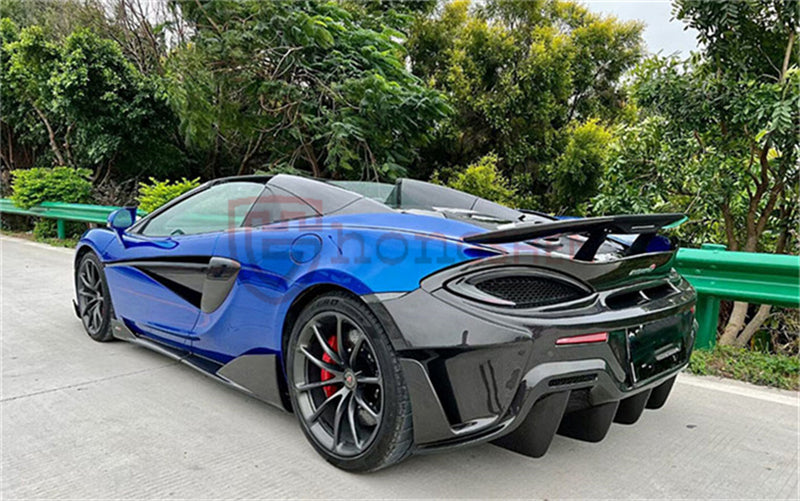 For McLaren 540C 570S upgrade 600LT Full body kit Dry carbon fiber front bumper Rear bumper Spoiler side skirt Front hood