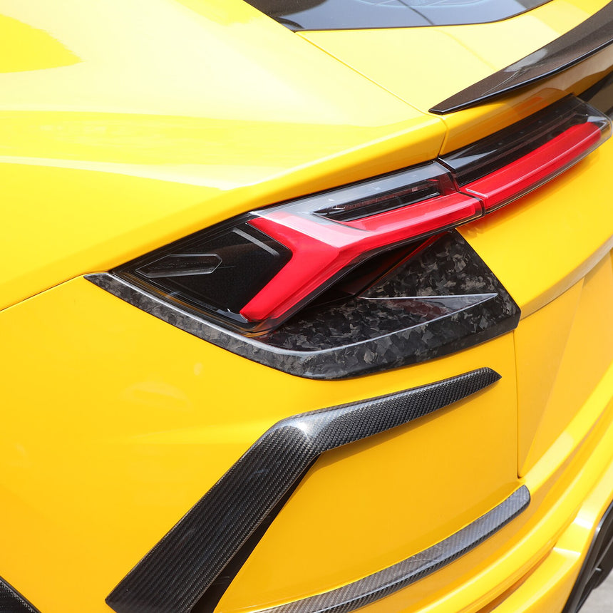 Dry Carbon Car Tail Light Frame Cover Lamborghini URUS 2018 2019 2020 2021