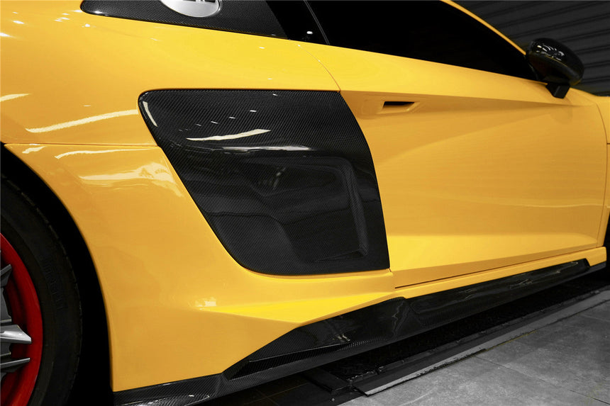 2016-2023 Audi R8 Coupe/Spyder iMPII Carbon Fiber Side Door Panel Blades