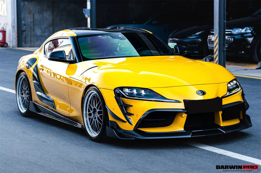 2019-UP Toyota GR Supra (J29/DB) A90 A91 BKSS Style Carbon Fiber Front Bumper Vents