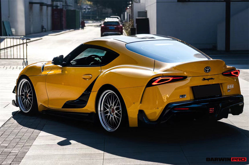 2019-UP Toyota GR Supra (J29/DB) A90 A91 BKSS Style Carbon Fiber Rear Diffuser Lip