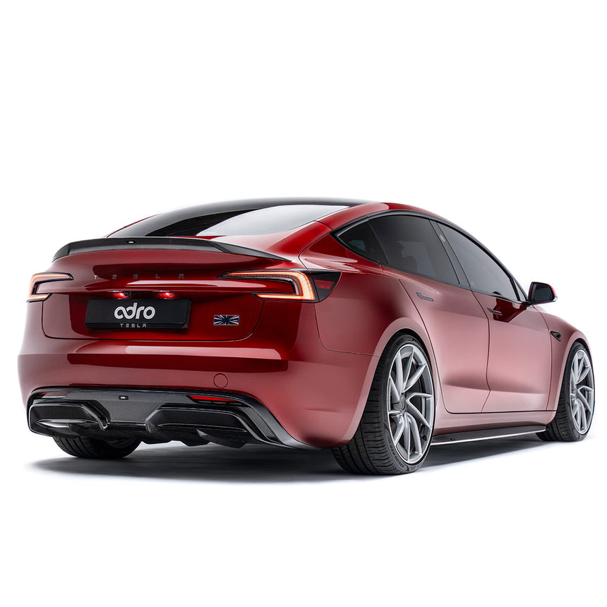 TESLA MODEL 3 HIGHLAND PERFORMANCE CARBON FIBER REAR DIFFUSER