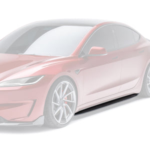 TESLA MODEL 3 HIGHLAND & PERFORMANCE CARBON FIBER SIDE SKIRTS