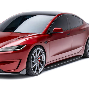 TESLA MODEL 3 HIGHLAND & PERFORMANCE CARBON FIBER SIDE SKIRTS