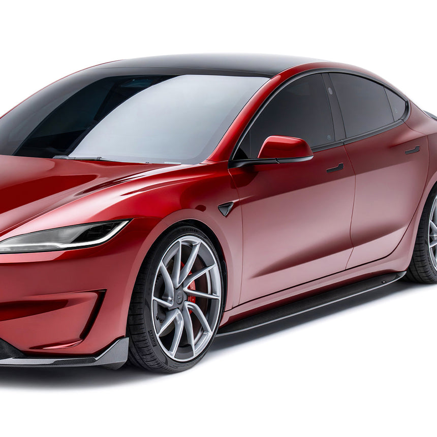 TESLA MODEL 3 HIGHLAND & PERFORMANCE CARBON FIBER SIDE SKIRTS