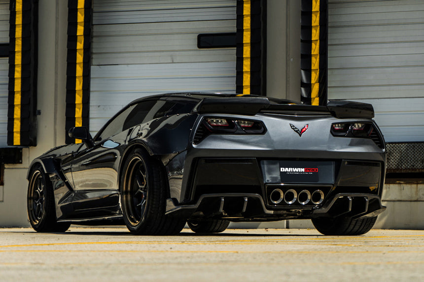 2013-2019 Corvette C7 Z51 Z06 Grandsport Carbon Fiber Trunk Spoiler