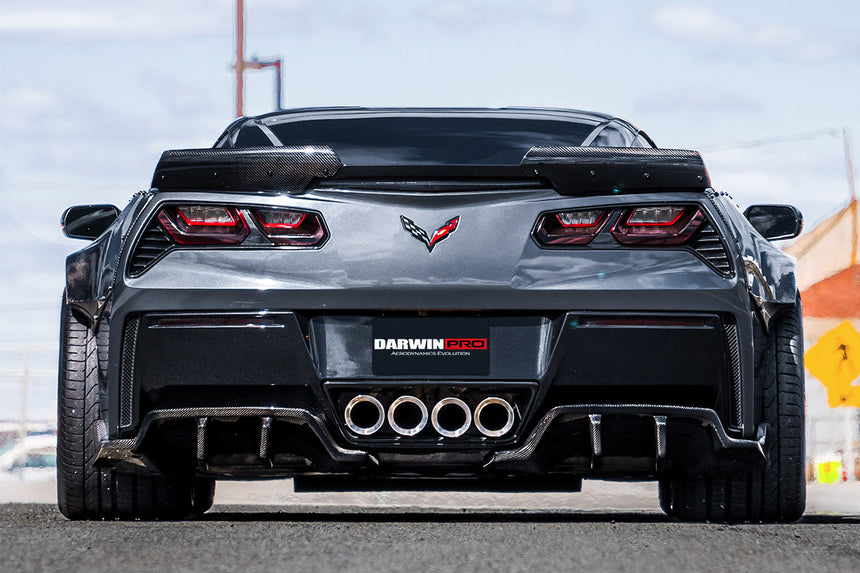 2013-2019 Corvette C7 Z51 Z06 Grandsport Carbon Fiber Trunk Spoiler