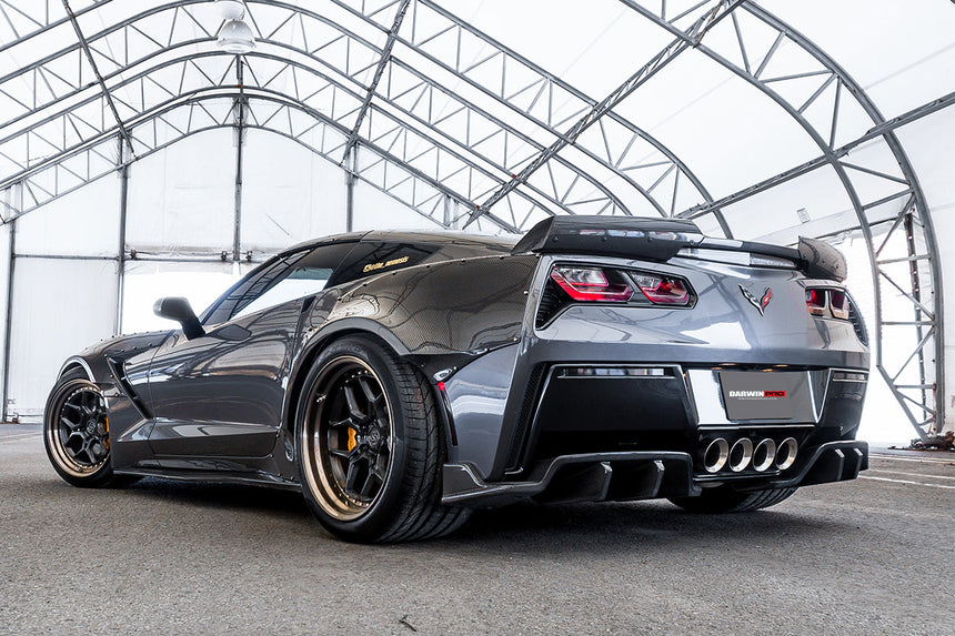 2013-2019 Corvette C7 Z51 Z06 Grandsport Carbon Fiber Trunk Spoiler