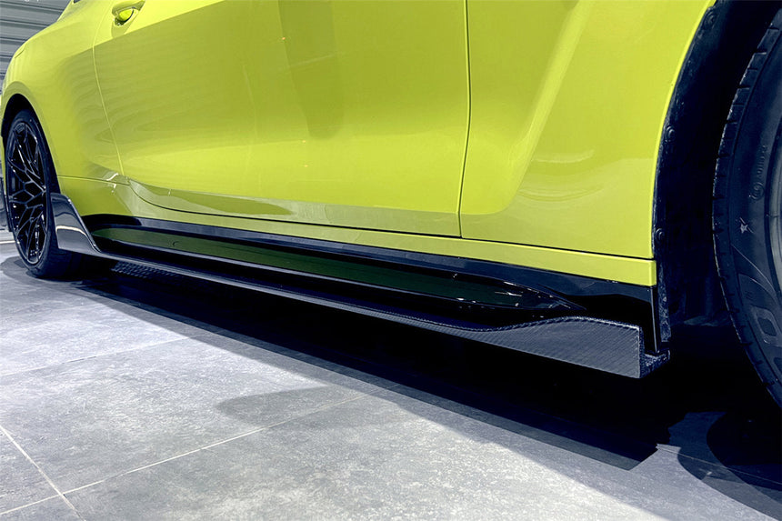 2021-UP BMW M4 G82/G83 BKSS Style Carbon Fiber Side Skirts