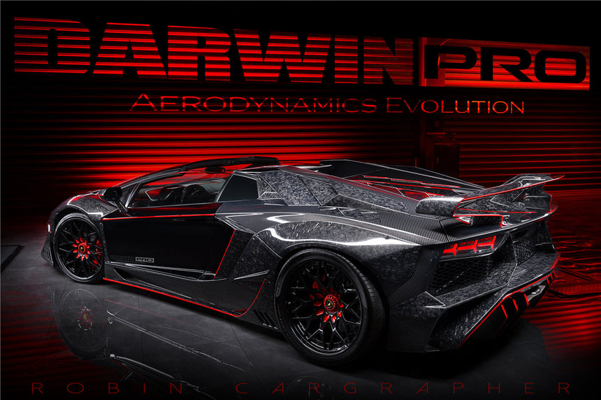 2011-2016 Lamborghini Aventador LP700 Coupe SV-BKSSII Style Wide body Carbon Fiber Aero Full Kit