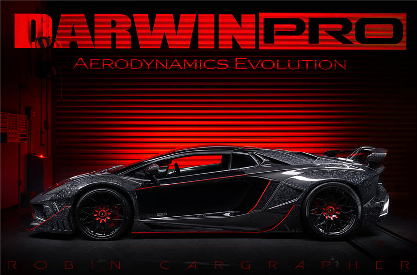 2011-2016 Lamborghini Aventador LP700 Coupe SV-BKSSII Style Wide body Carbon Fiber Aero Full Kit