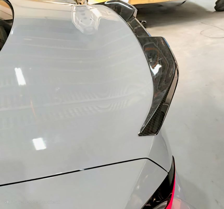 2021-2025 BMW M2 G87 Ducktail Style Dry Carbon Fiber Trunk Spoiler