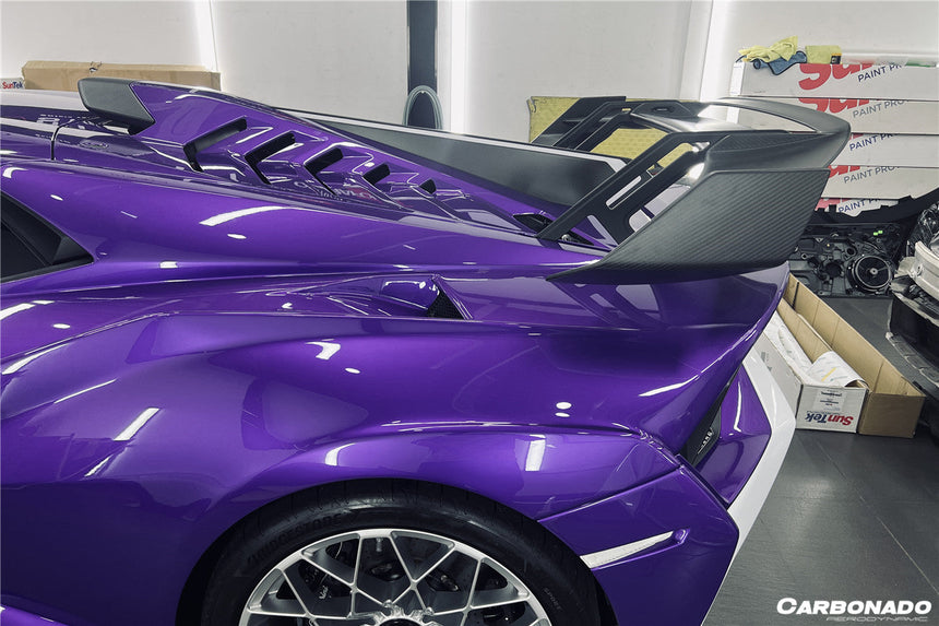 2021-2024 Lamborghini Huracan STO Dry Carbon Fiber Trunk Spoiler Wing Plate