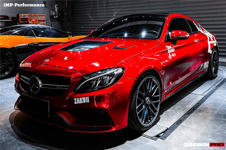 2015-2021 Mercedes Benz W205 C63/S AMG IMP Performance Partial Carbon Fiber Hood