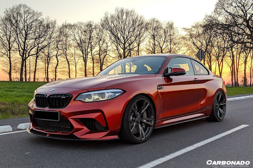 2016-2021 BMW M2/M2C F87 AC Style Carbon FIber Front Lip