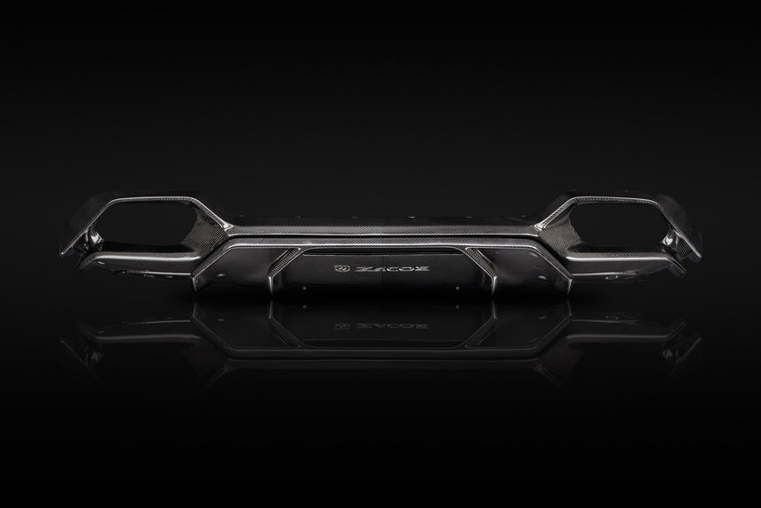 Mercedes-Benz AMG GT/GTS Dry Carbon Fiber Bumper / Diffuser - Zacoe