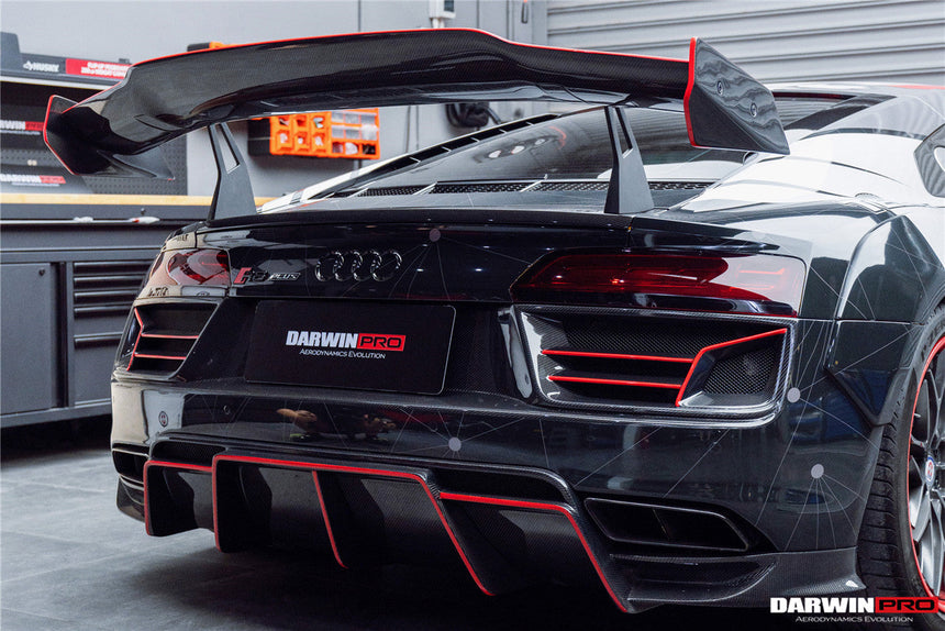 2016-2019 Audi R8 GEN2 V10 PLUS Coupe ONLY IMPII Carbon Fiber Trunk Wing w/ Base