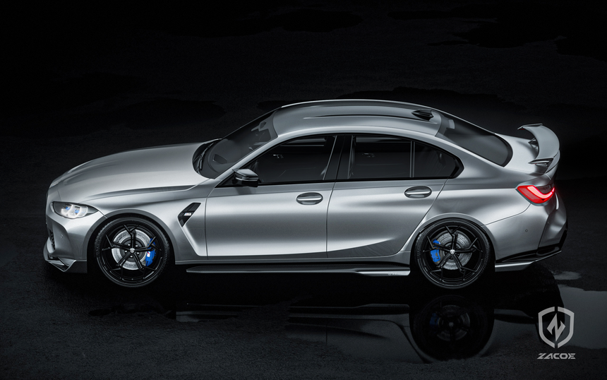 BMW M3 - G80 Dry Carbon Fiber Spoiler Wing - Zacoe