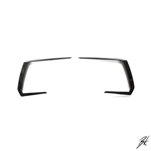BodyKits Aerodynamics LLC carbon fiber front canards for 2018-2021 Lamborghini Urus with sleek aerodynamic design