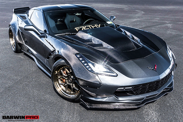 2013-2019 Corvette C7 Z51 Z06 Grandsport Carbon Fiber Canards