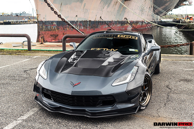 2013-2019 Corvette C7 Z51 Z06 Grandsport Carbon Fiber Canards