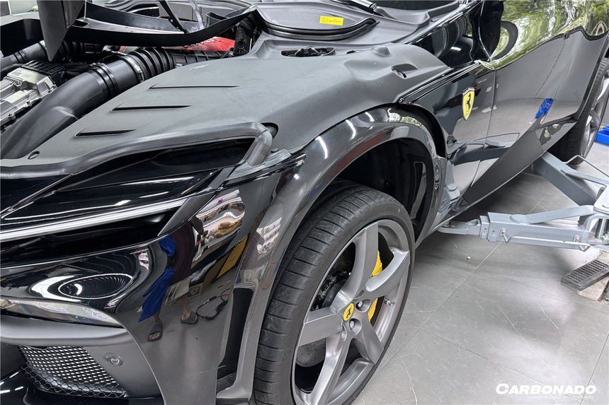 2023-UP Ferrari Purosangue FUV Type F175 OEM Style Dry Carbon Fiber Fender Flare