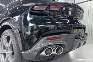2023-UP Ferrari Purosangue FUV Type F175 OEM Style Dry Carbon Fiber Rear Diffuser