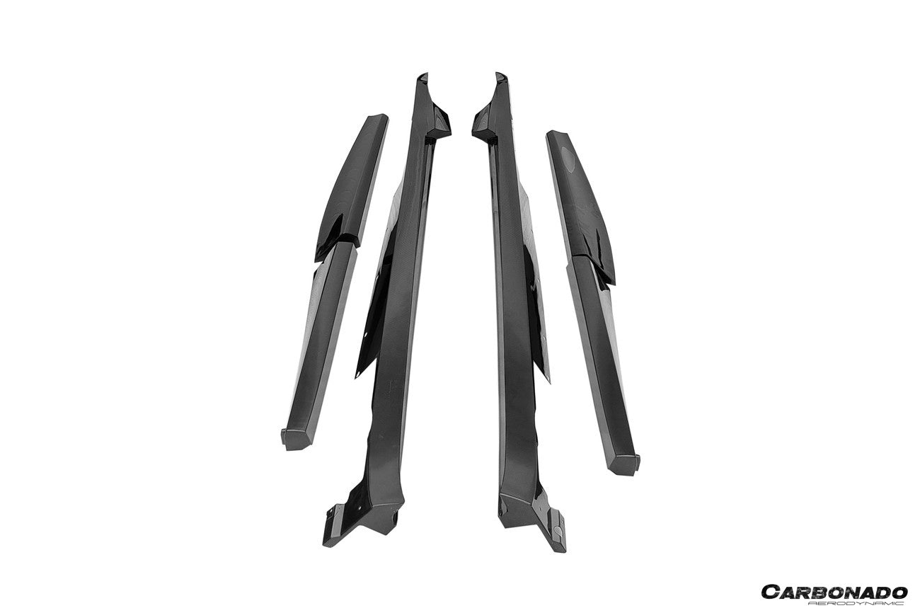 2023-UP Ferrari Purosangue FUV Type F175 OEM Style Dry Carbon Fiber Side Skirts