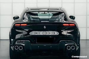 2023-UP Ferrari Purosangue FUV Type F175 OEM Style Dry Carbon Fiber Rear Diffuser