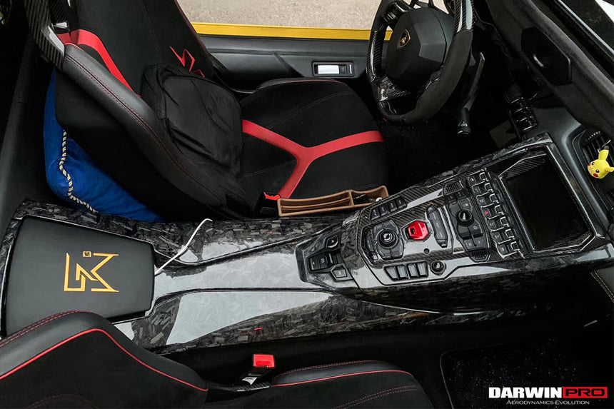 2013-2016 Lamborghini Aventador LP700 Roadster Carbon Fiber Center Control Surround Panel