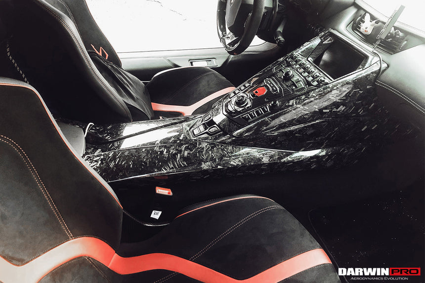2013-2016 Lamborghini Aventador LP700 Roadster Carbon Fiber Center Control Surround Panel