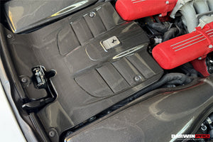 2012-2017 Ferrari F12 Berlinetta Autoclave Carbon Fiber Engine Cover Replacement DarwinPRO (OE)