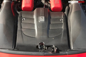 2012-2017 Ferrari F12 Berlinetta Autoclave Carbon Fiber Engine Cover Replacement DarwinPRO (OE)