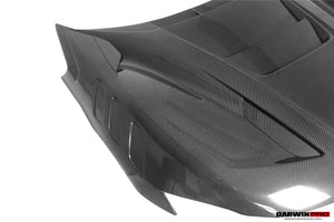 2023-UP Ferrari Purosangue F175 Partial Carbon Fiber Front Bumper And Hood DarwinPRO iMP Design